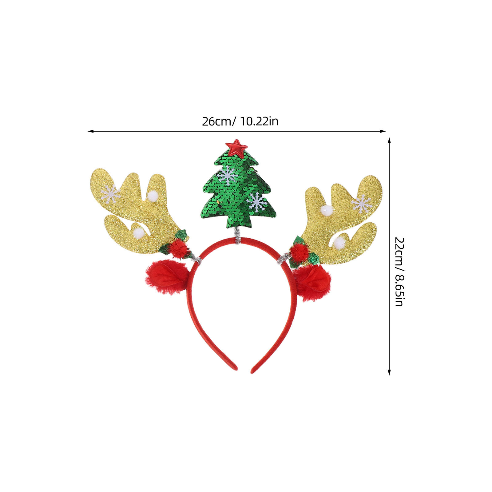 2 ชิ้น ที่คาดผมกวางเรนเดียร์สำ - Reindeer Antlers Headband บทวิจารณ์และราคา