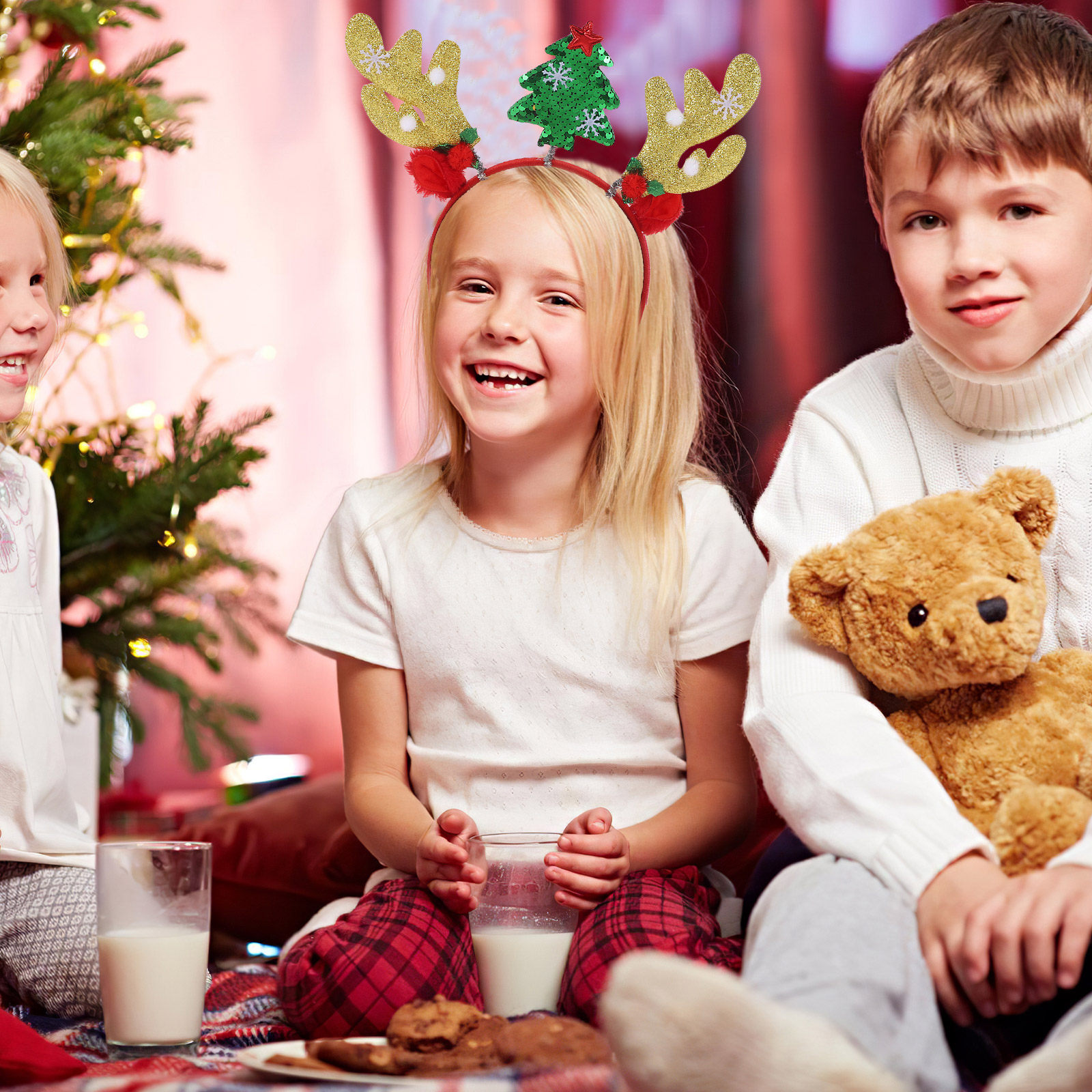 2 ชิ้น ที่คาดผมกวางเรนเดียร์สำ - Reindeer Antlers Headband บทวิจารณ์และราคา