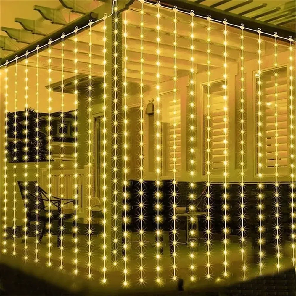 ไฟประดับ LED แบบสายม่าน ใช้พลั - Led Fairy String Lights บทวิจารณ์และราคา
