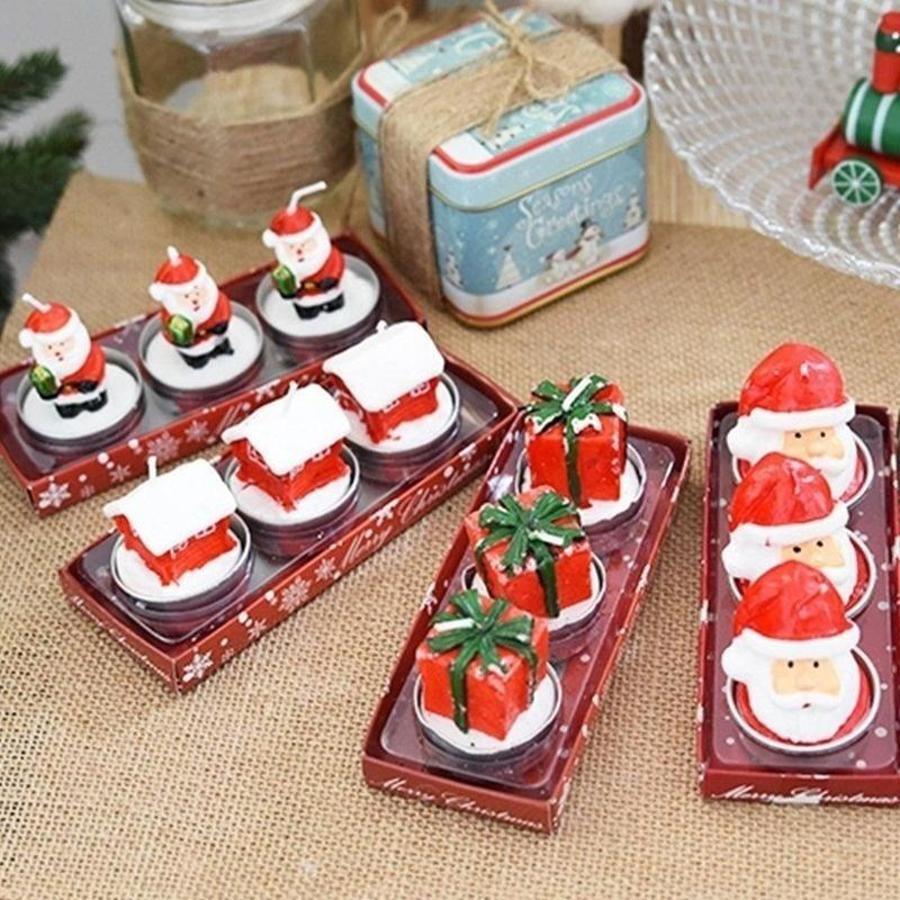 ชุดเทียนตกแต่งคริสต์มาส 3 ชิ้น - Holiday Candle Set บทวิจารณ์และราคา