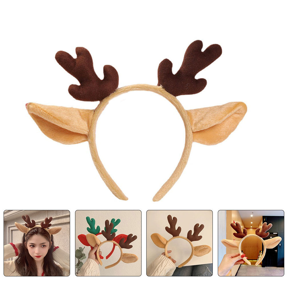 ที่คาดผมเขากวางเรนเดียร์คริสต์ - Reindeer Antlers Headband บทวิจารณ์และราคา
