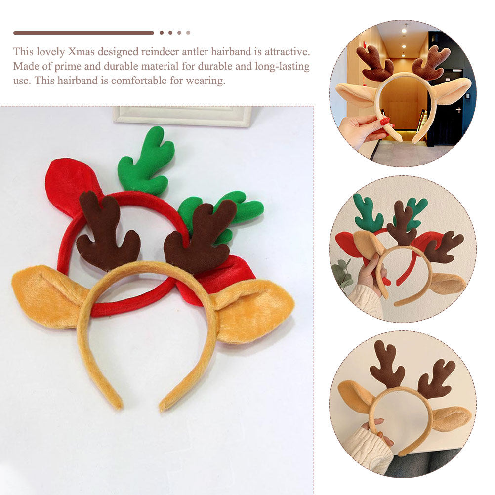 ที่คาดผมเขากวางเรนเดียร์คริสต์ - Reindeer Antlers Headband บทวิจารณ์และราคา