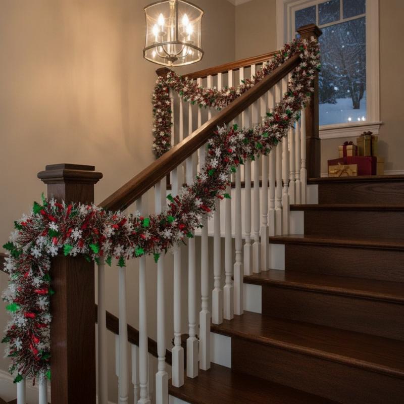 # พวงมาลัยประดับคริสต์มาส ของต - Tinsel Garland Decoration บทวิจารณ์และราคา