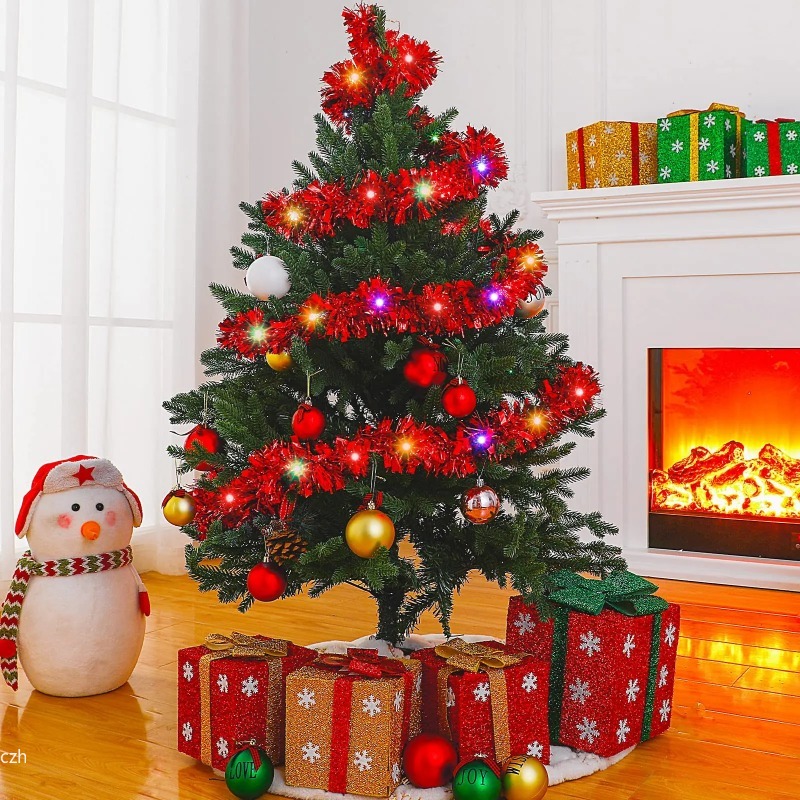 พวงมาลัยประดับคริสต์มาส 1 ชิ้น - Tinsel Garland Decoration บทวิจารณ์และราคา